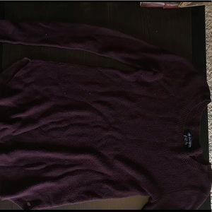Maroon long sleeve shirt